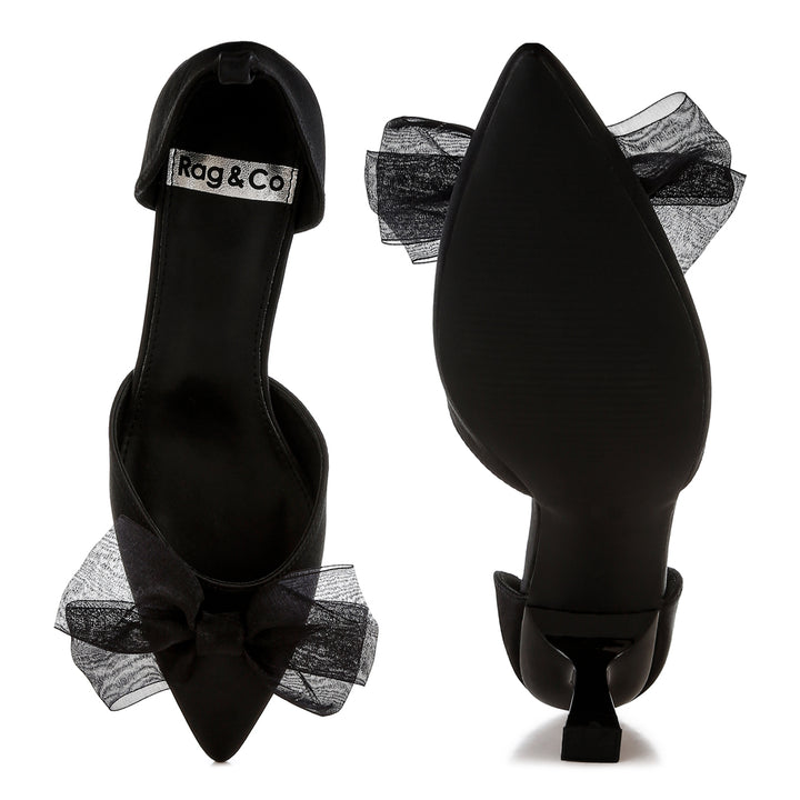 bow detail satin sandals#color_black