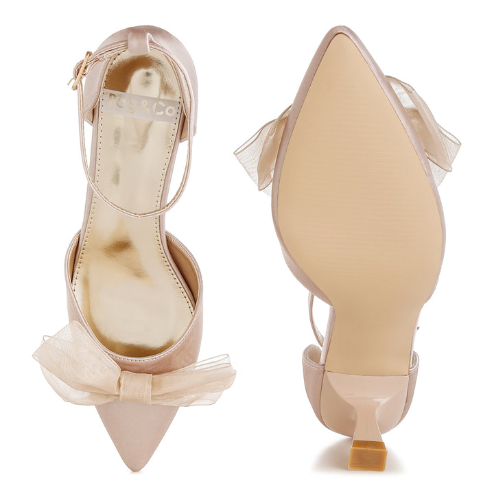 bow detail satin sandals#color_beige