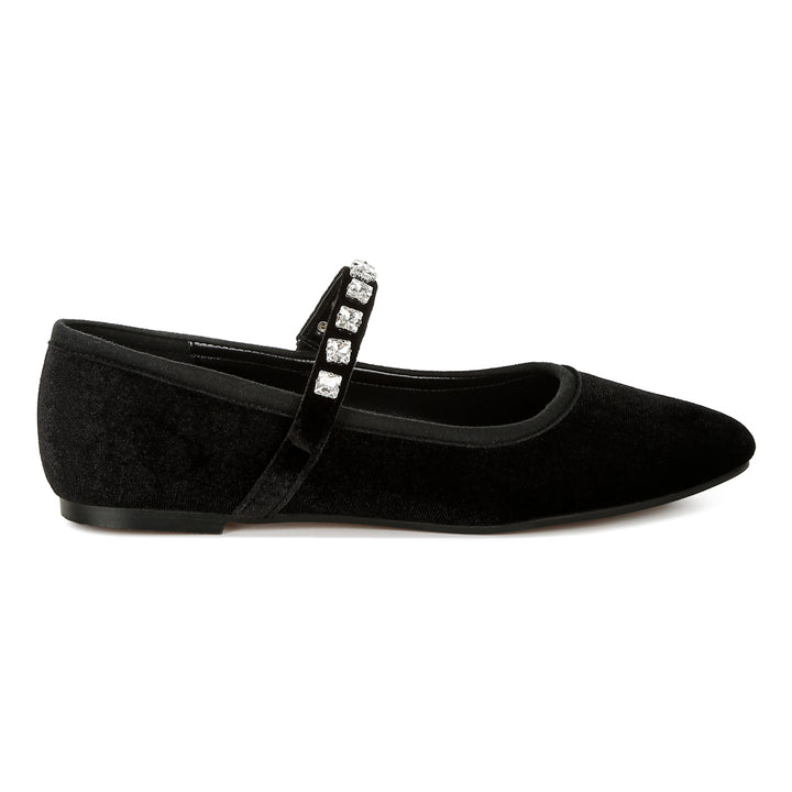 velvet mary jane ballerinas
#color_black