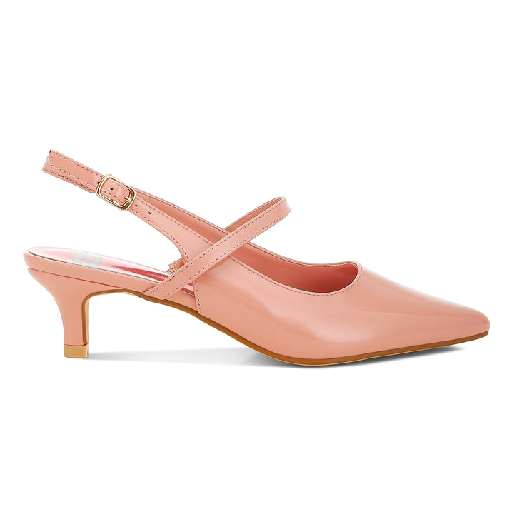 slingback sandals with kitten heel#color_pink