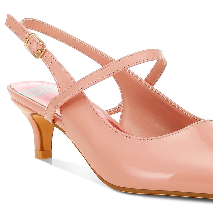 slingback sandals with kitten heel#color_pink