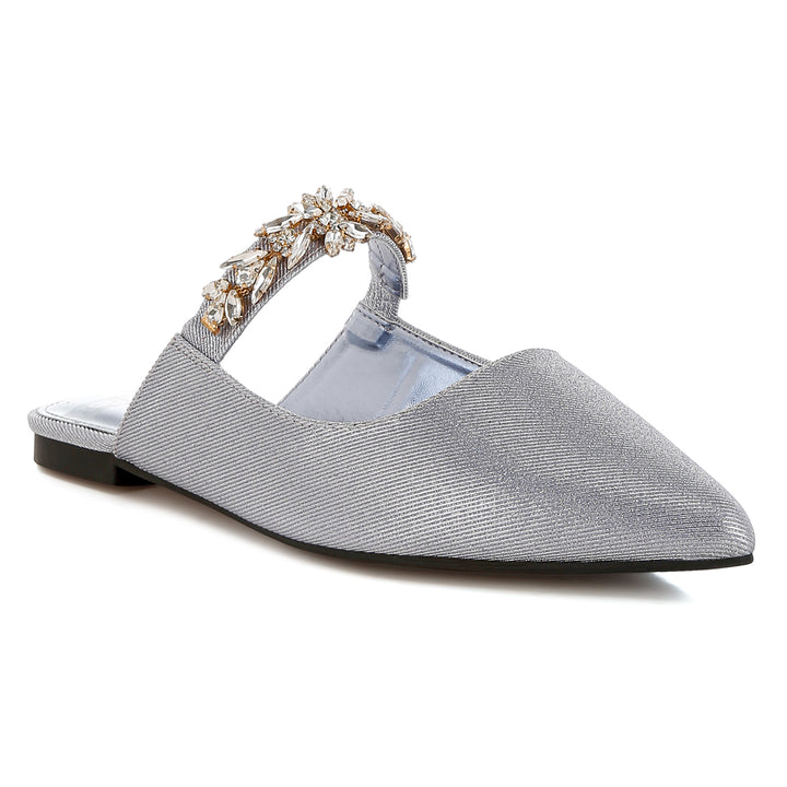 diamante strap glitter mules#color_lilac