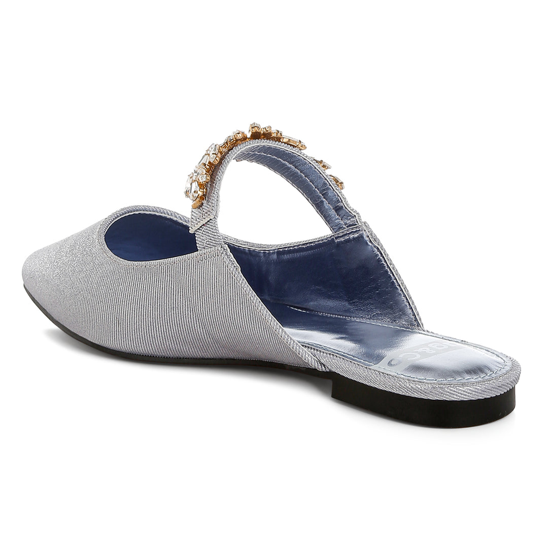 diamante strap glitter mules#color_lilac