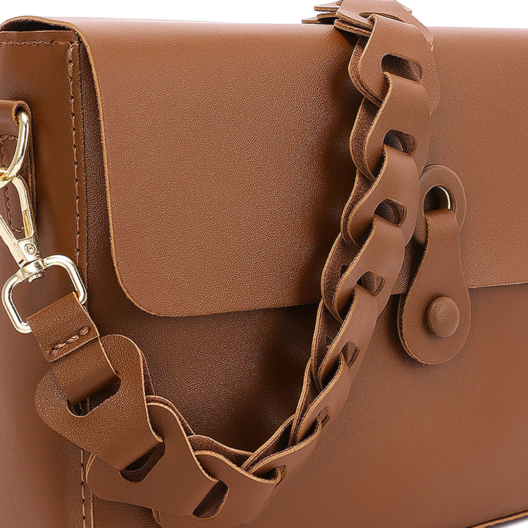 the unconventional sling bag#color_brown