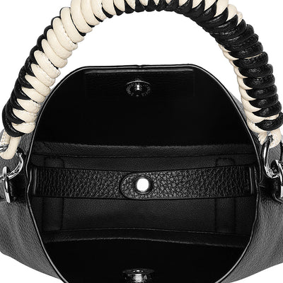 cable cord strap mini bag#color_black
