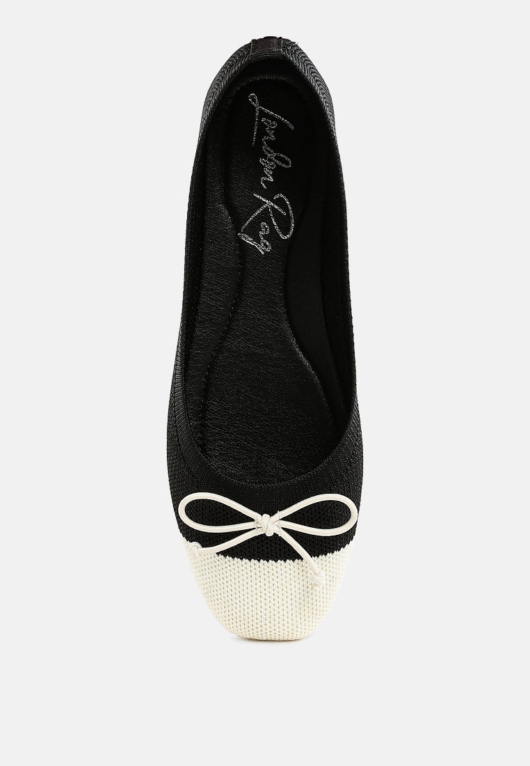 women two tone ballerinas#color_black