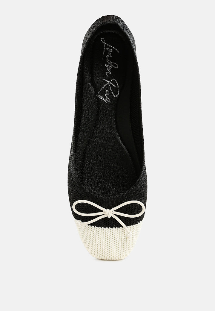 women two tone ballerinas#color_black