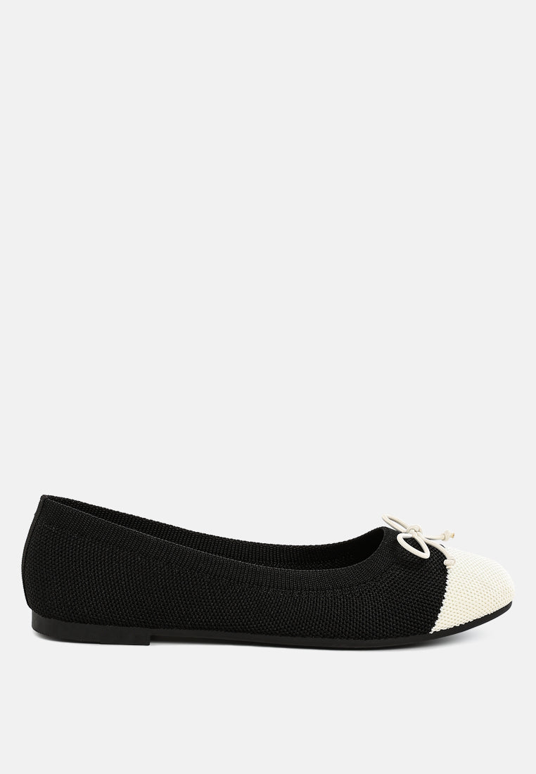 women two tone ballerinas#color_black