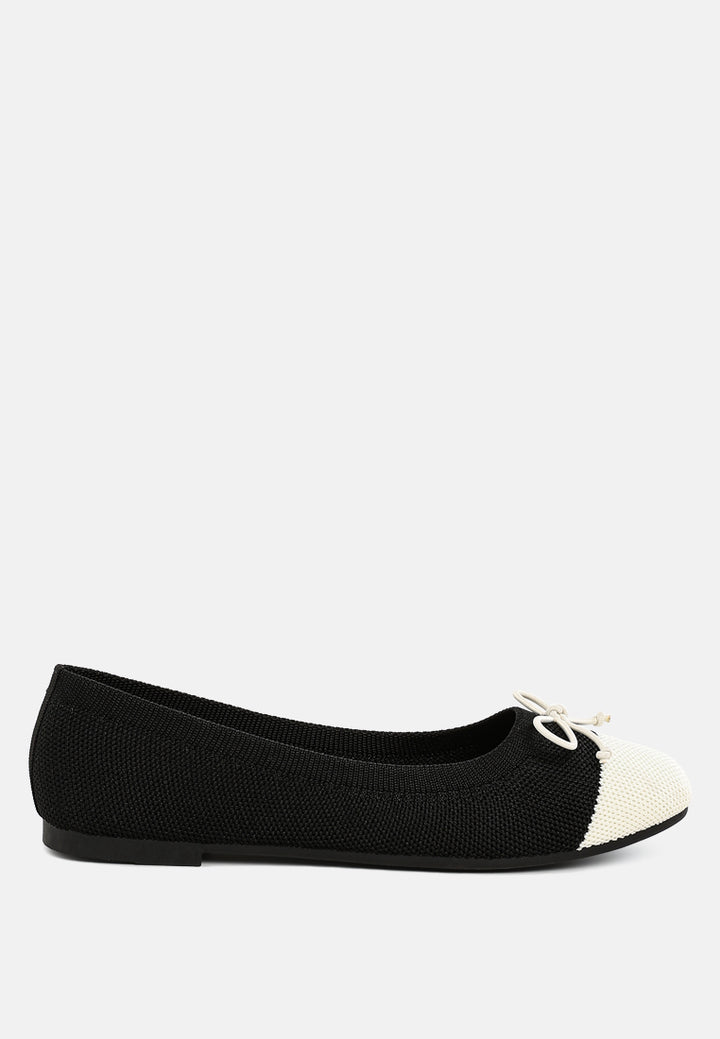 women two tone ballerinas#color_black