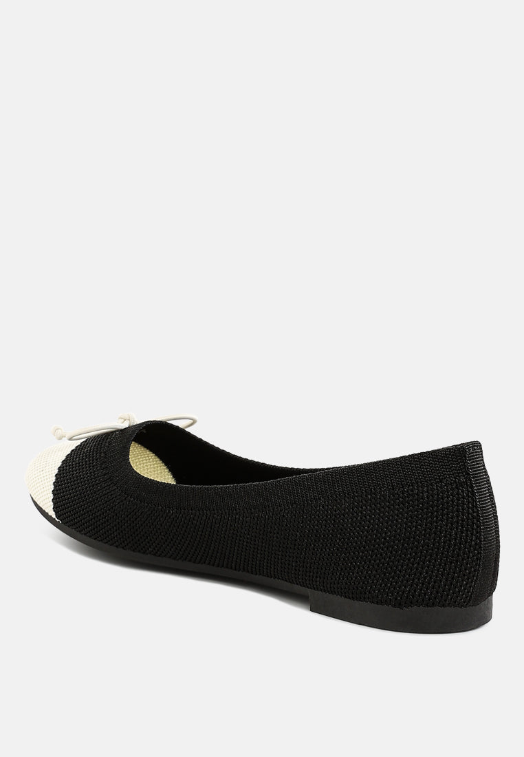 women two tone ballerinas#color_black