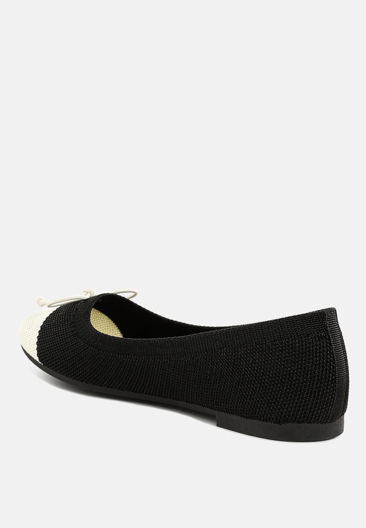 women two tone ballerinas#color_black