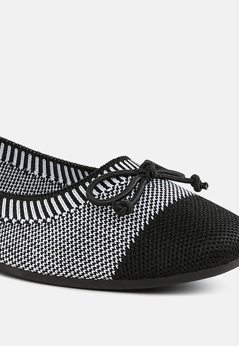 women two tone ballerinas#color_grey