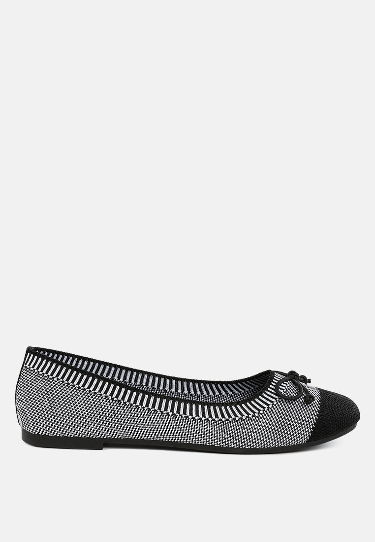 women two tone ballerinas#color_grey