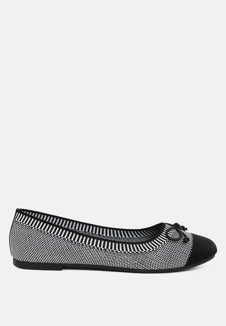 women two tone ballerinas#color_grey