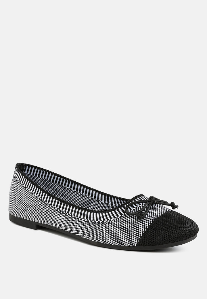 women two tone ballerinas#color_grey