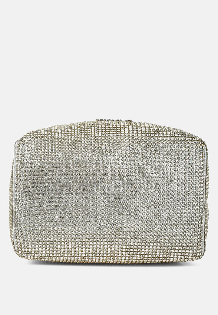 round handle rhinestone bucket bag by ruw#color_green