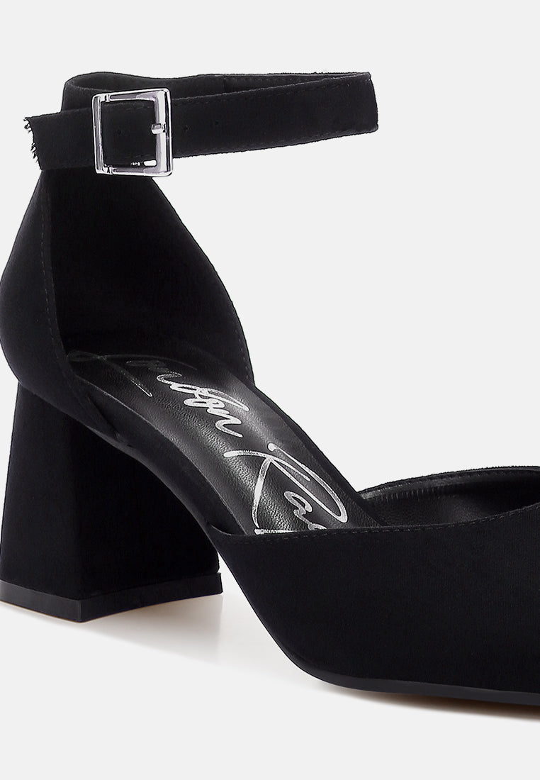 women microfiber heel sandals#color_black