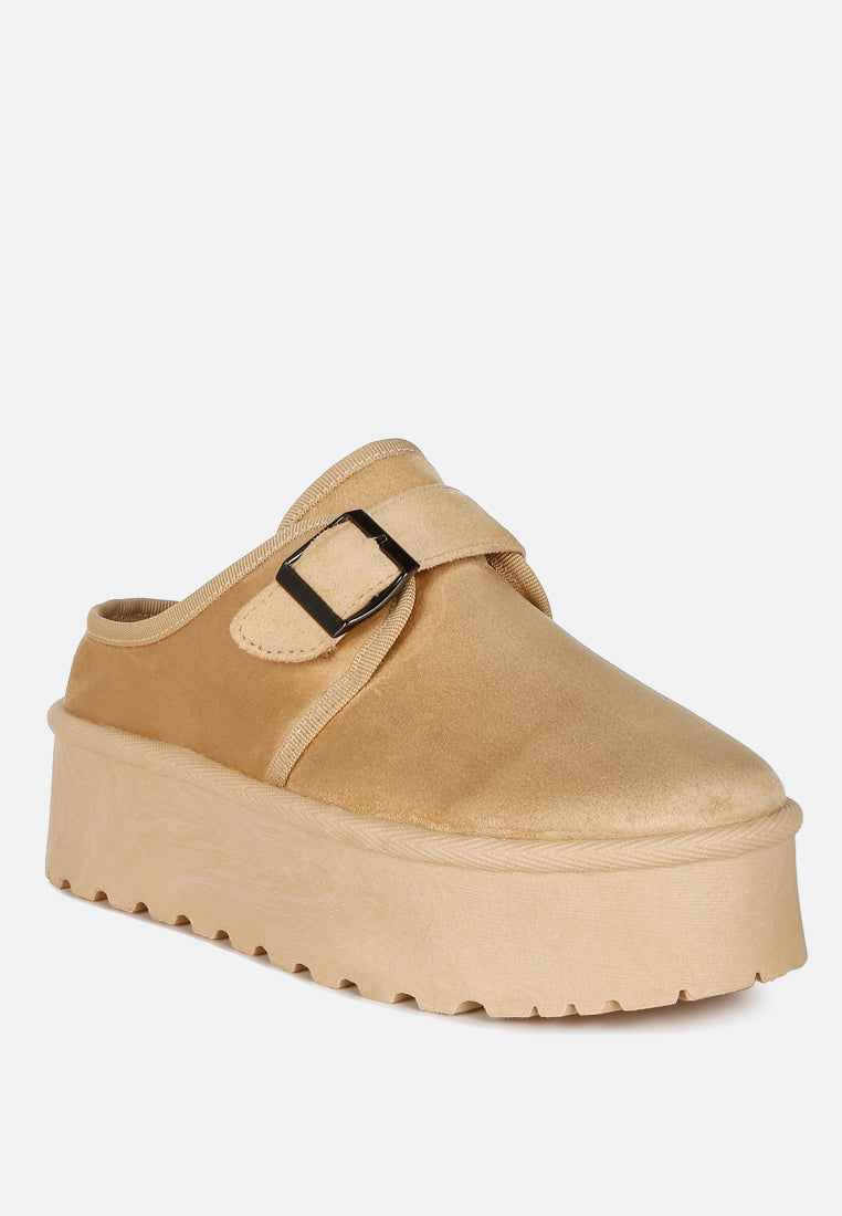 women buckle strap platform classic slip-on#color_beige