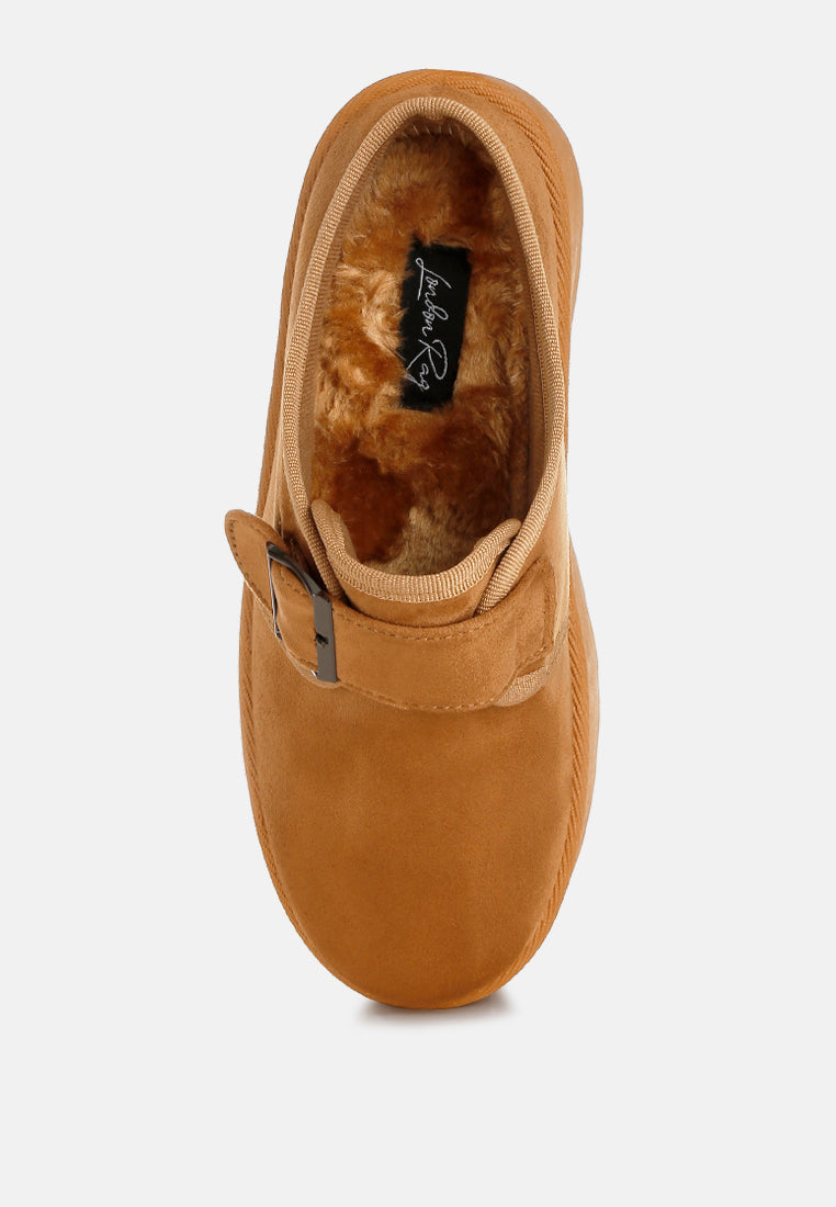 women buckle strap platform classic slip-on#color_tan