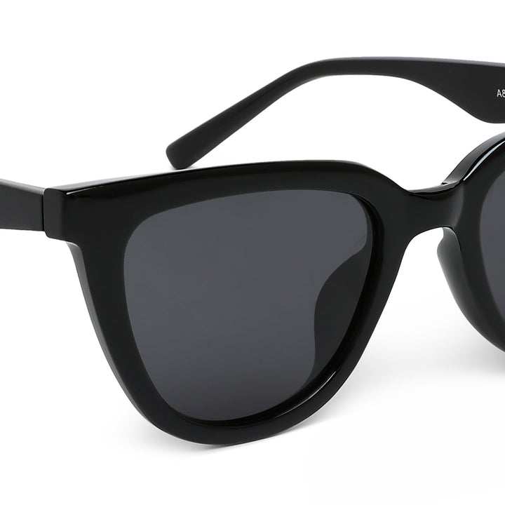 cat eye uv sunglasses#color_black