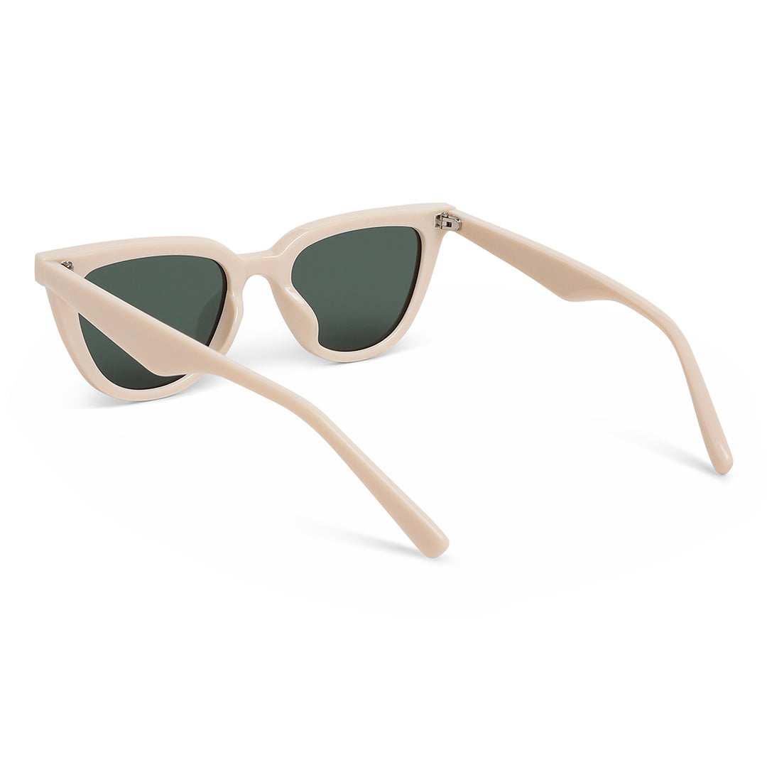 cat eye uv sunglasses#color_cream