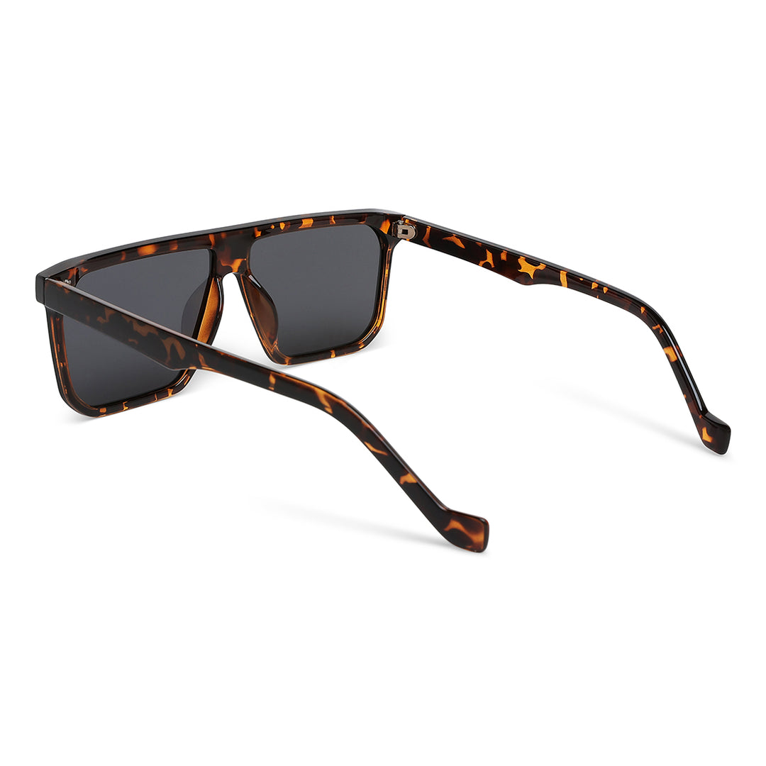 flat bridge sunglasses#color_leopard