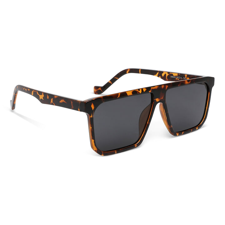 flat bridge sunglasses#color_leopard