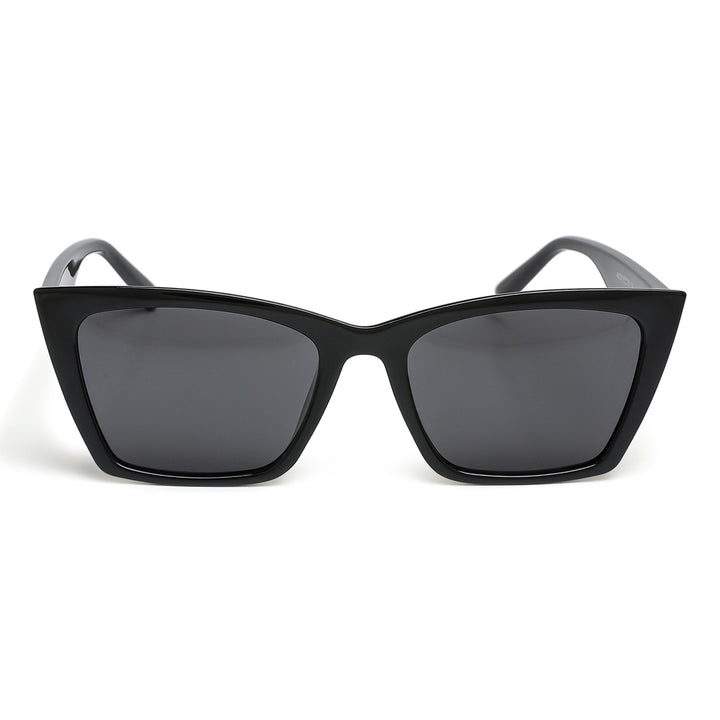 cat eye square sunglasses#color_black