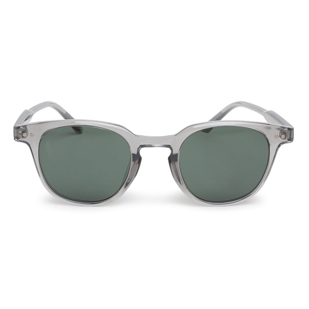 round wayfarer sunglasses#color_grey