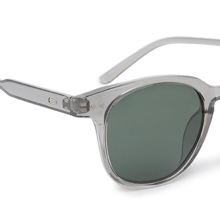 round wayfarer sunglasses#color_grey