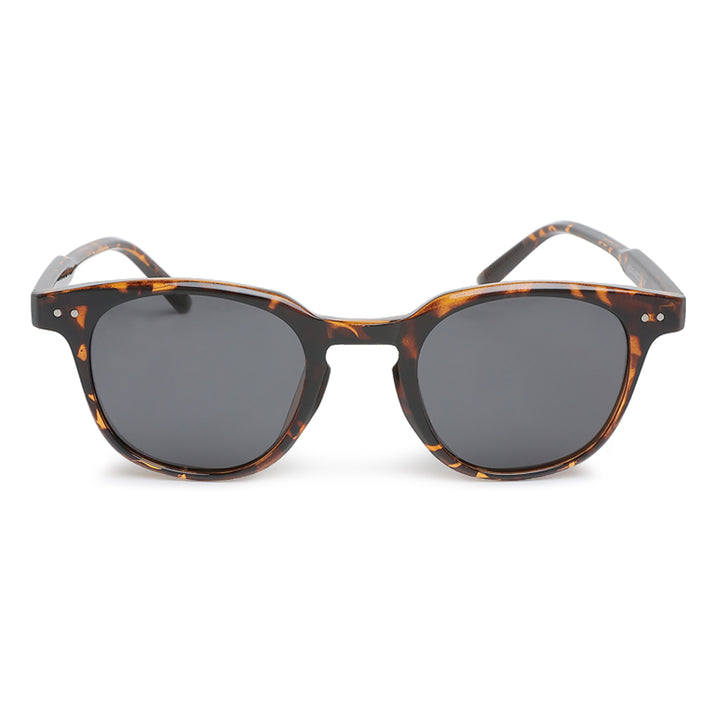 round wayfarer sunglasses#color_leopard