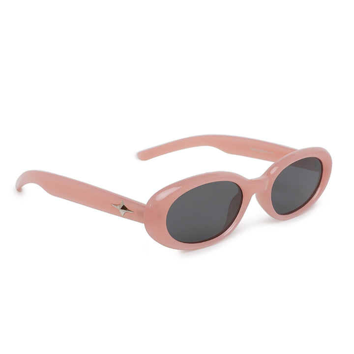 oval sunglasses#color_light-pink