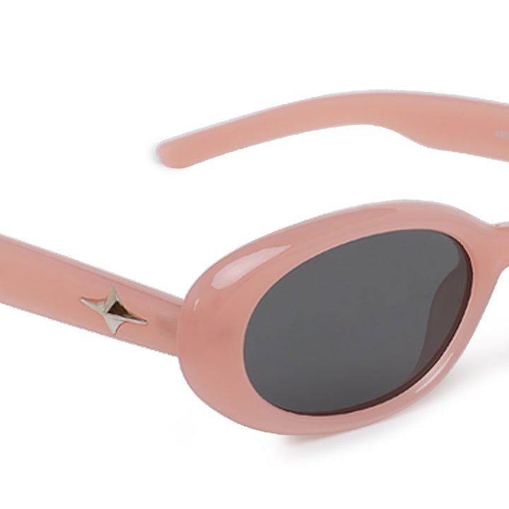 oval sunglasses#color_light-pink