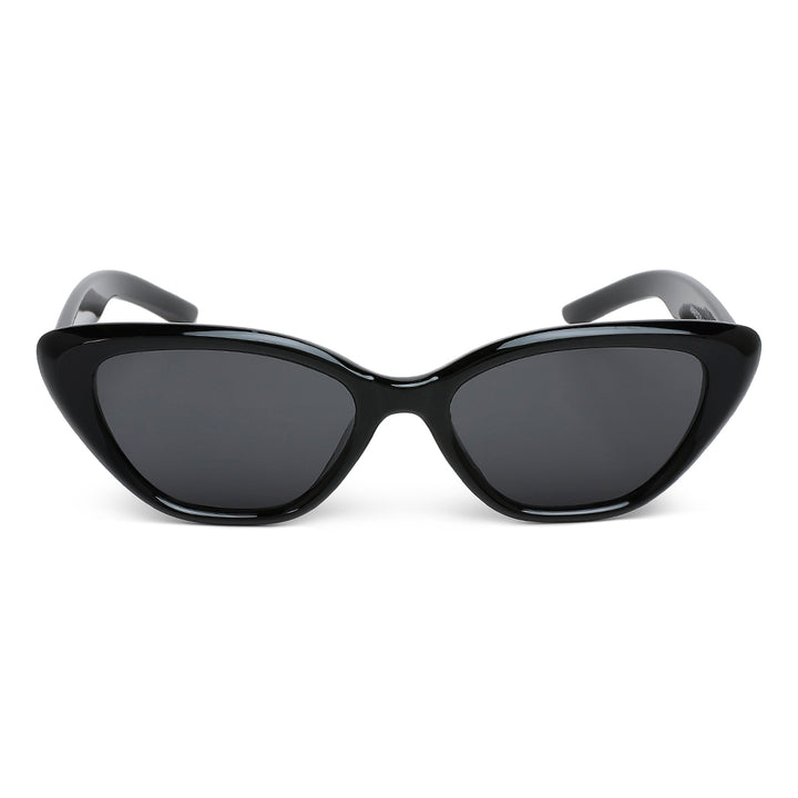 Feline Frame Sunglasses#color_black