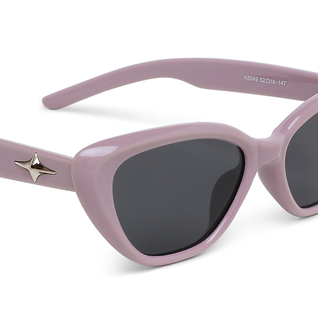 Feline Frame Sunglasses#color_purple