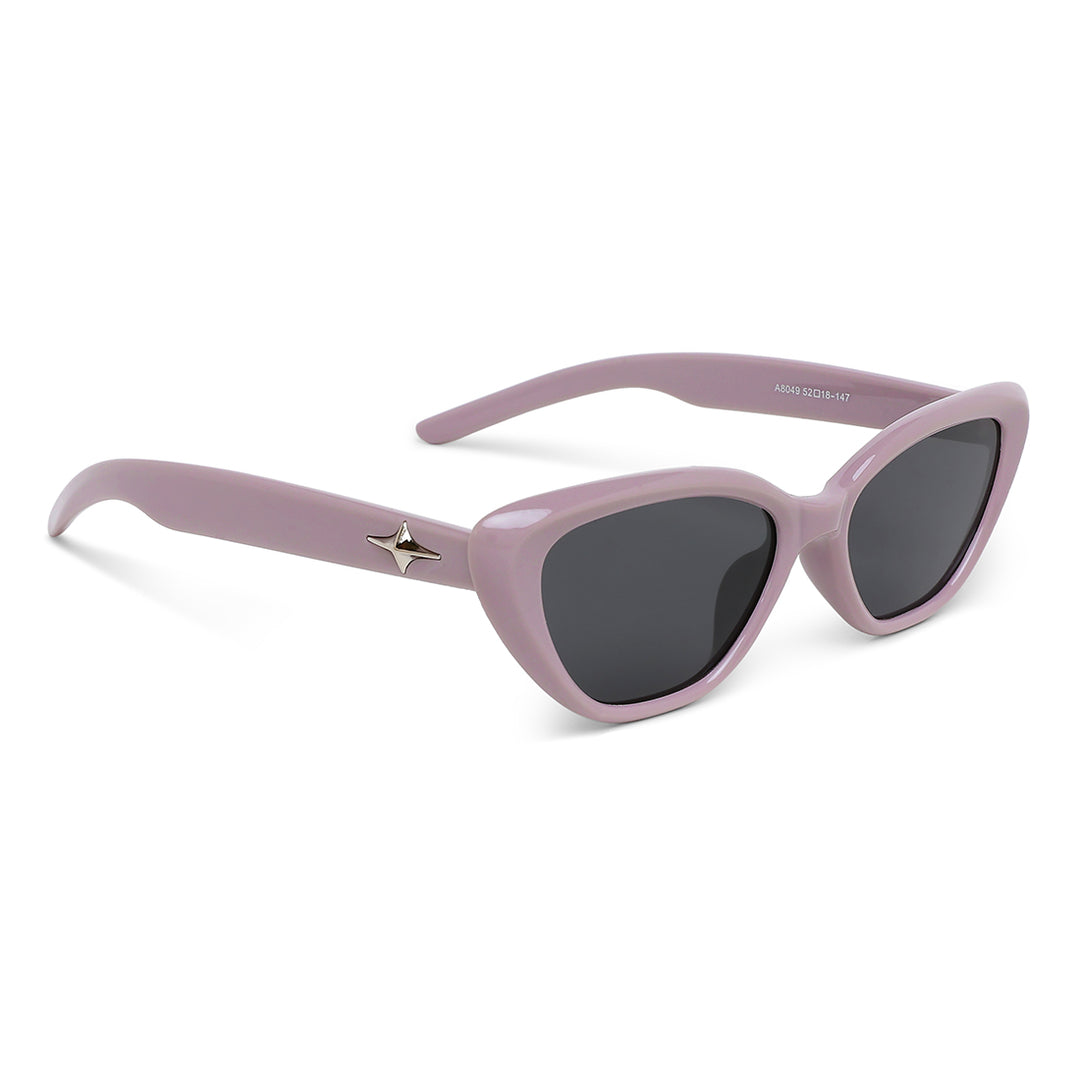 Feline Frame Sunglasses#color_purple