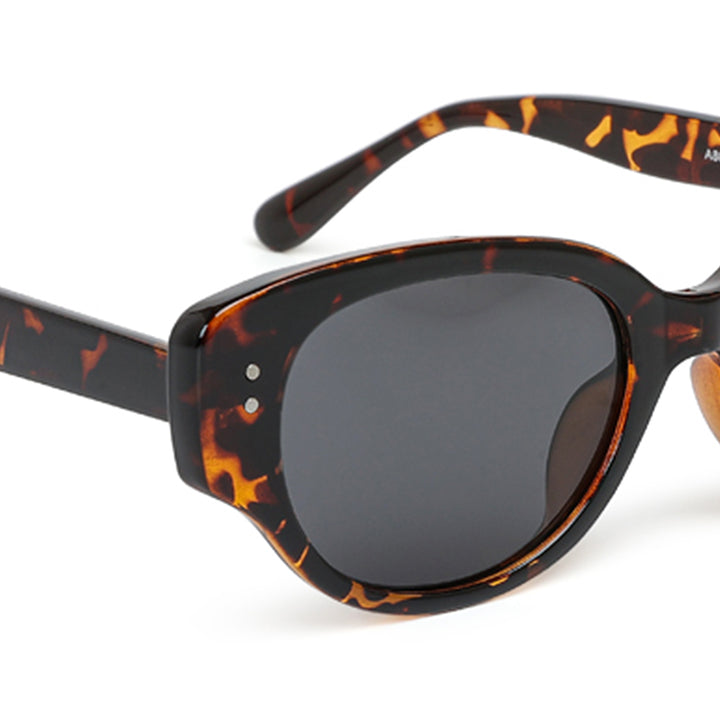 durable cat eye sunglasses#color_leopard