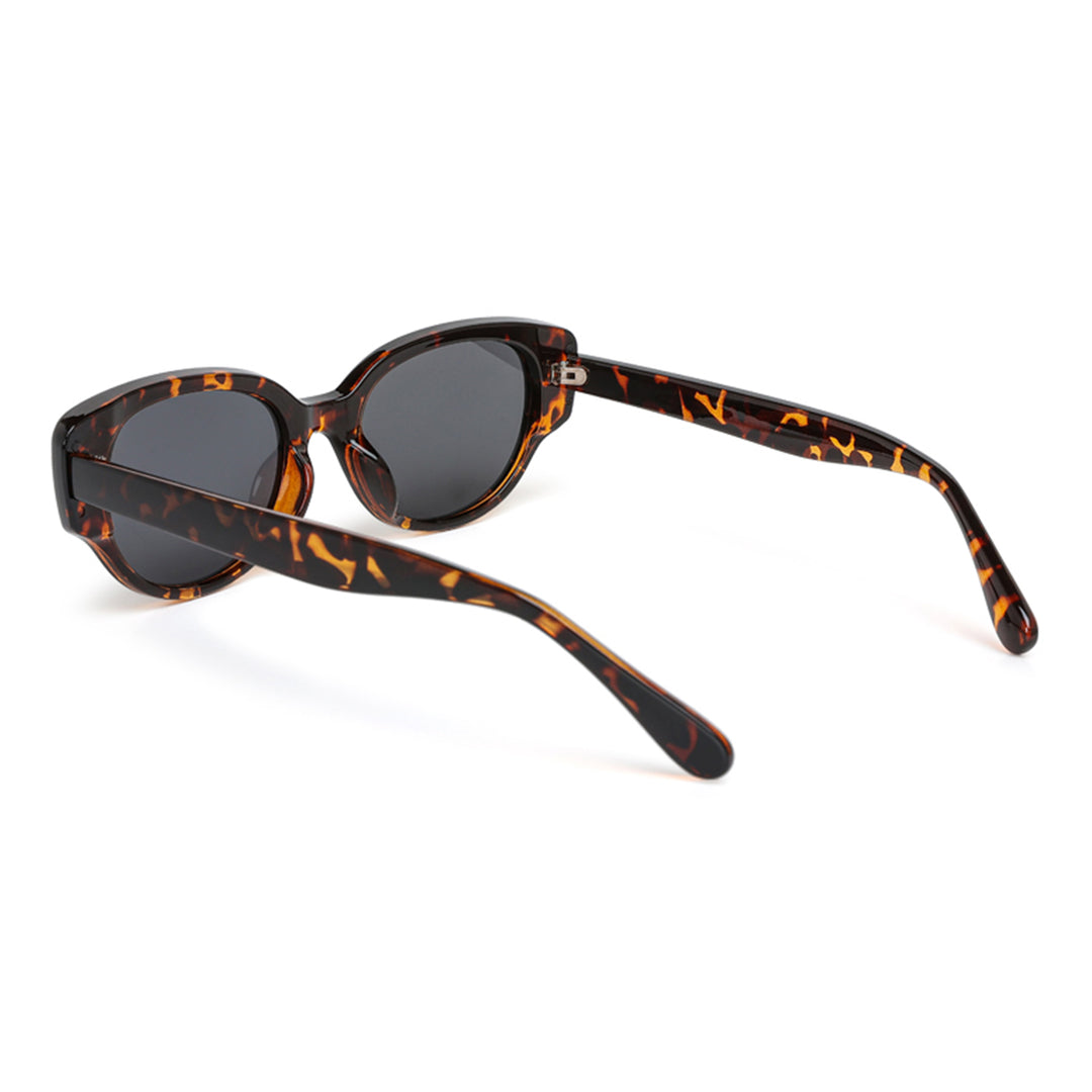 durable cat eye sunglasses#color_leopard