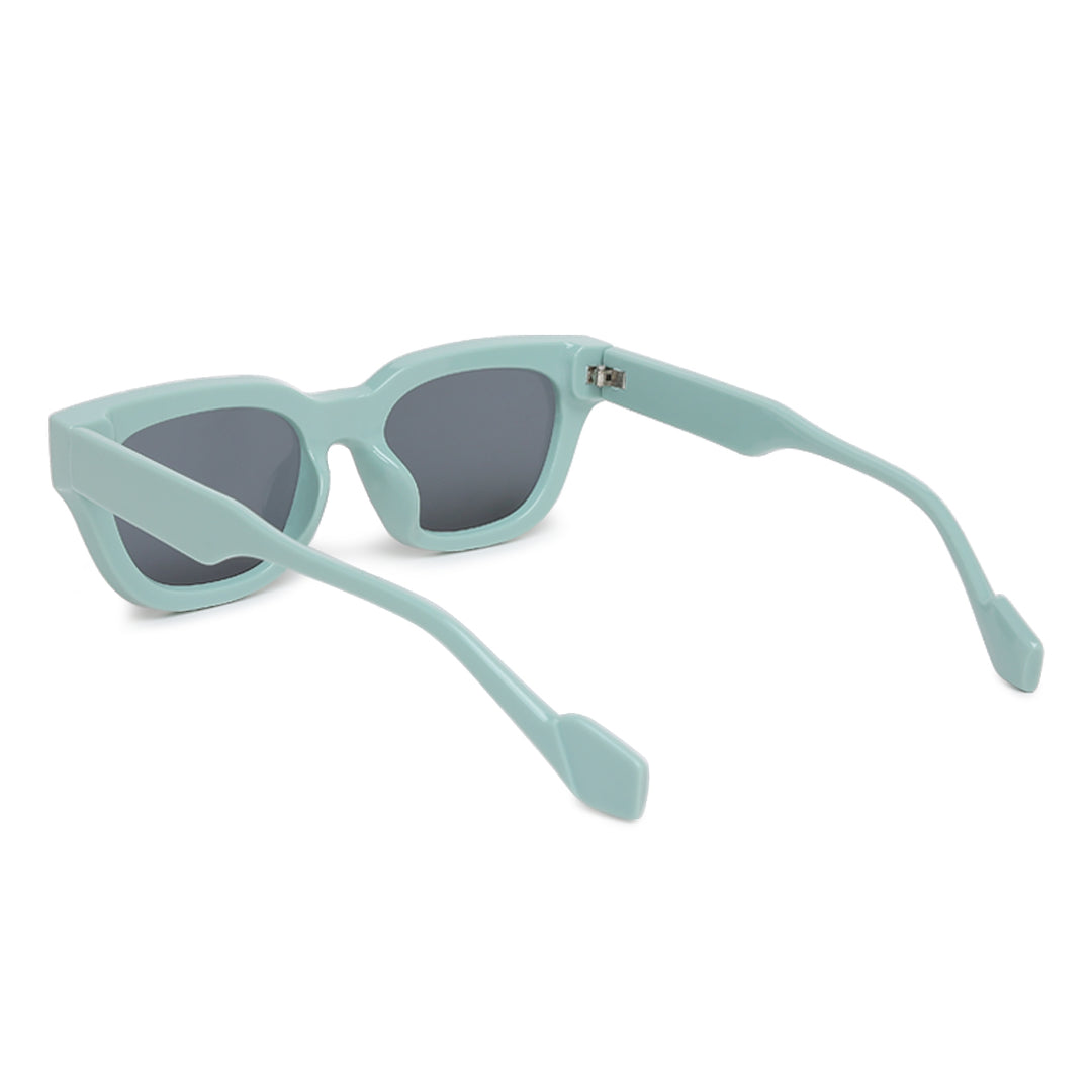 square cat eye sunglasses#color_mint-green