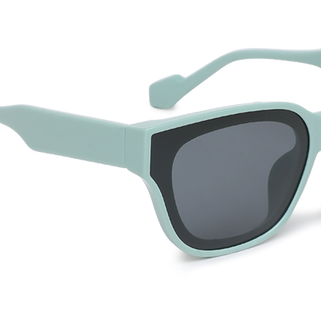 square cat eye sunglasses#color_mint-green