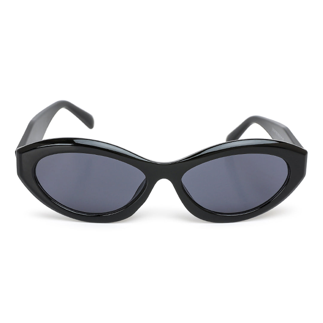 chunky  eye sunglasses#color_black