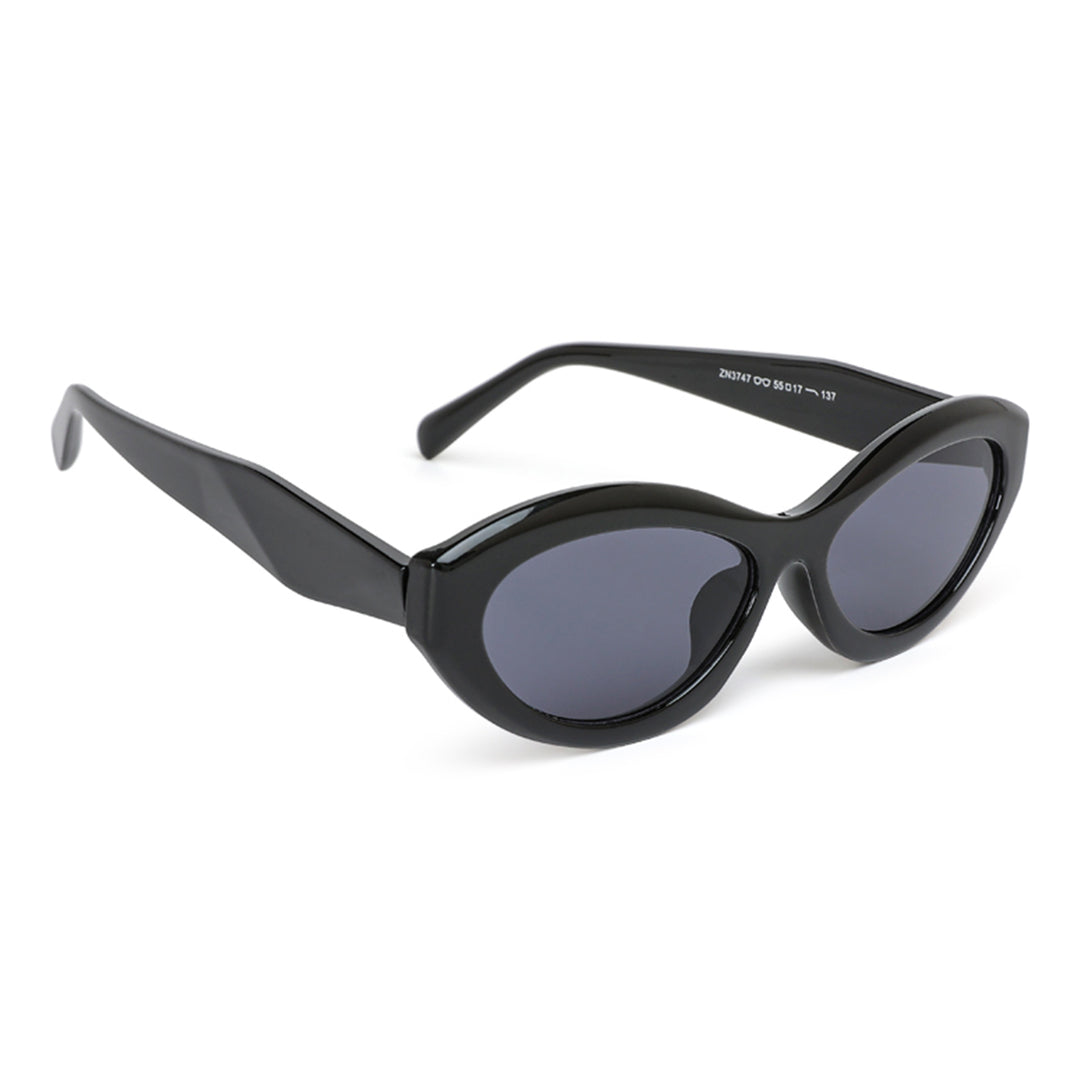 chunky  eye sunglasses#color_black