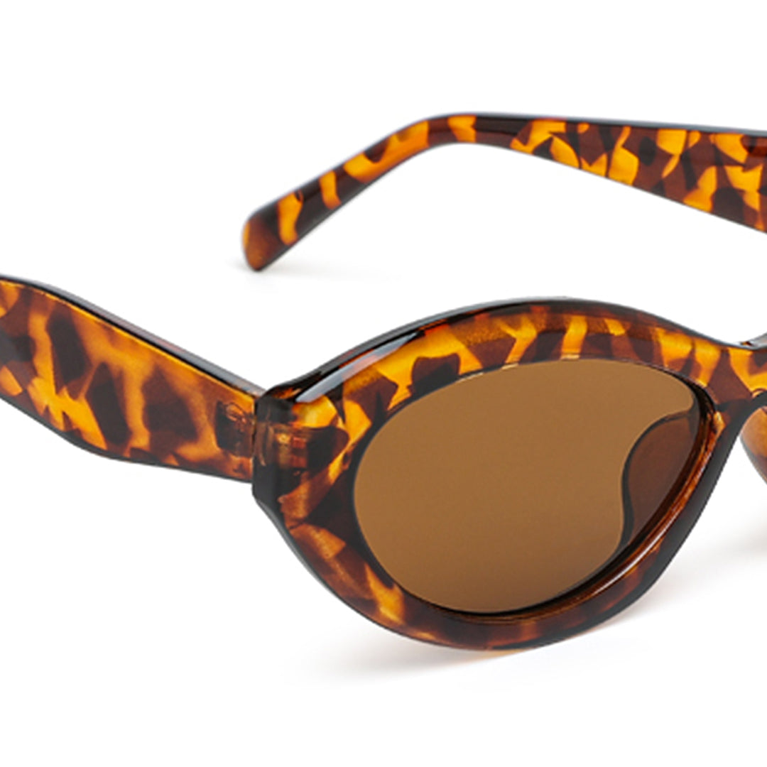 chunky  eye sunglasses#color_leopard