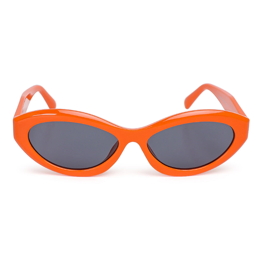 chunky  eye sunglasses#color_orange