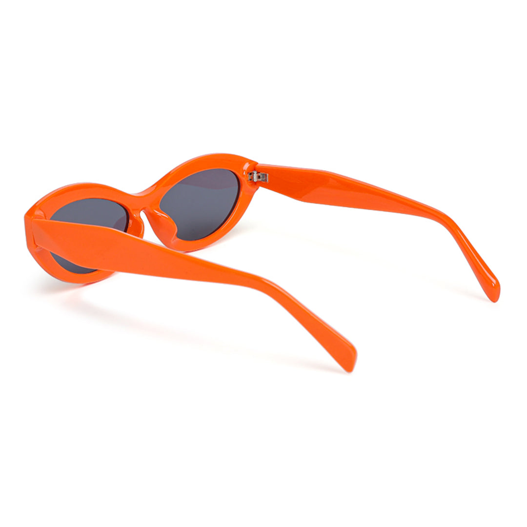 chunky  eye sunglasses#color_orange