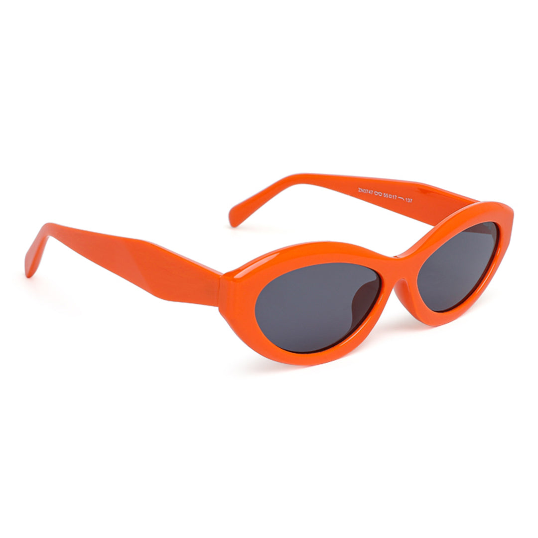 chunky  eye sunglasses#color_orange