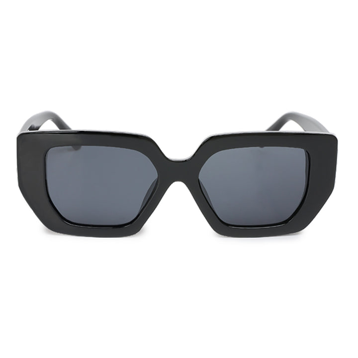 square winged sunglasses#color_black