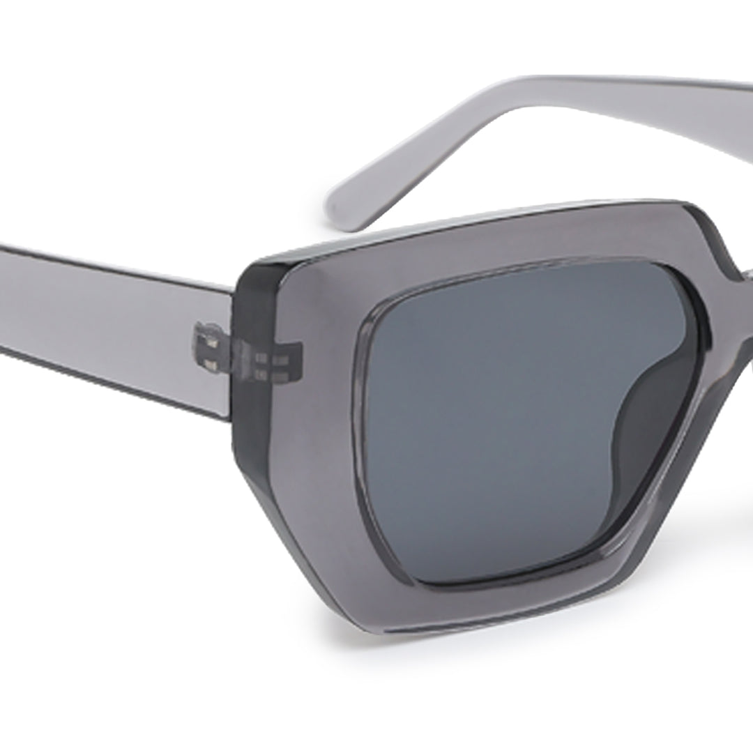 square winged sunglasses#color_grey