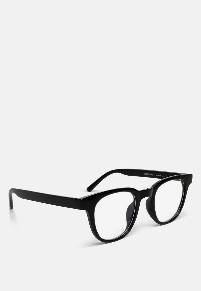 square cut wayfarer sunglasses#color_white-black