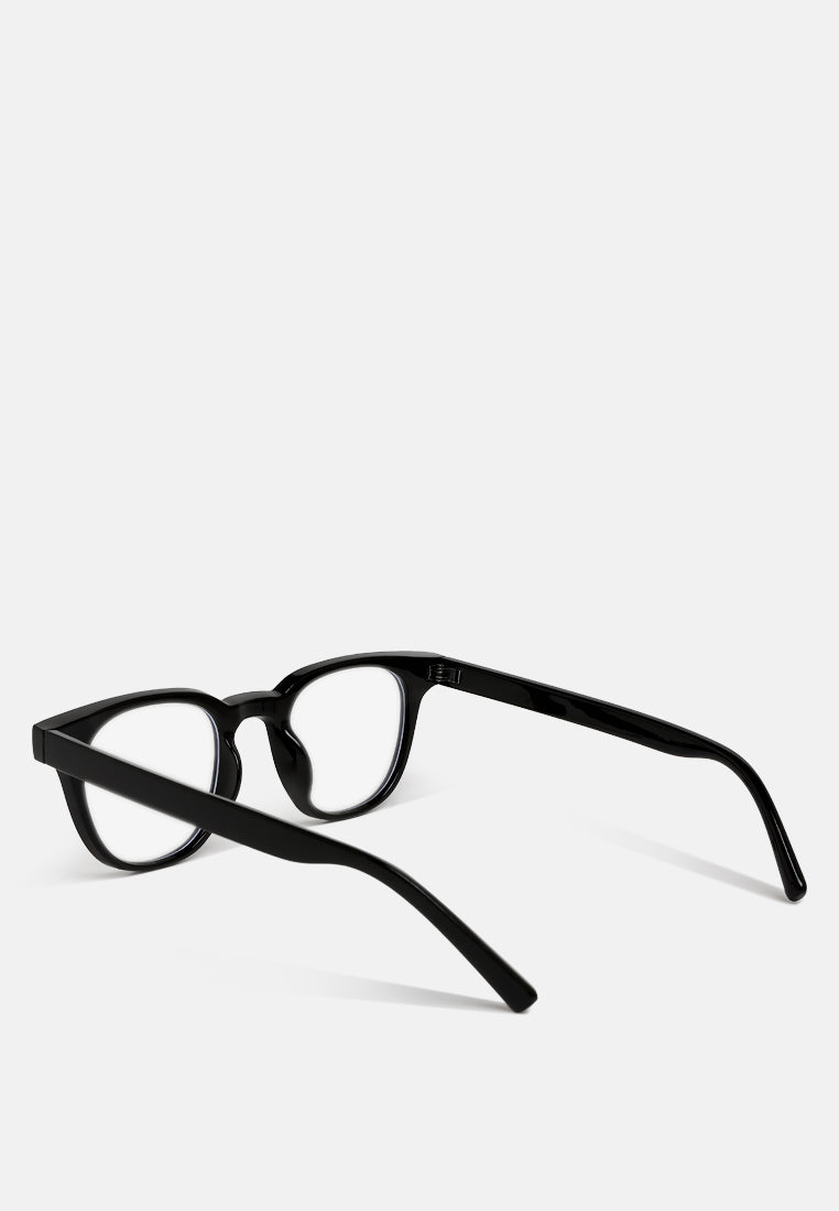 square cut wayfarer sunglasses#color_white-black